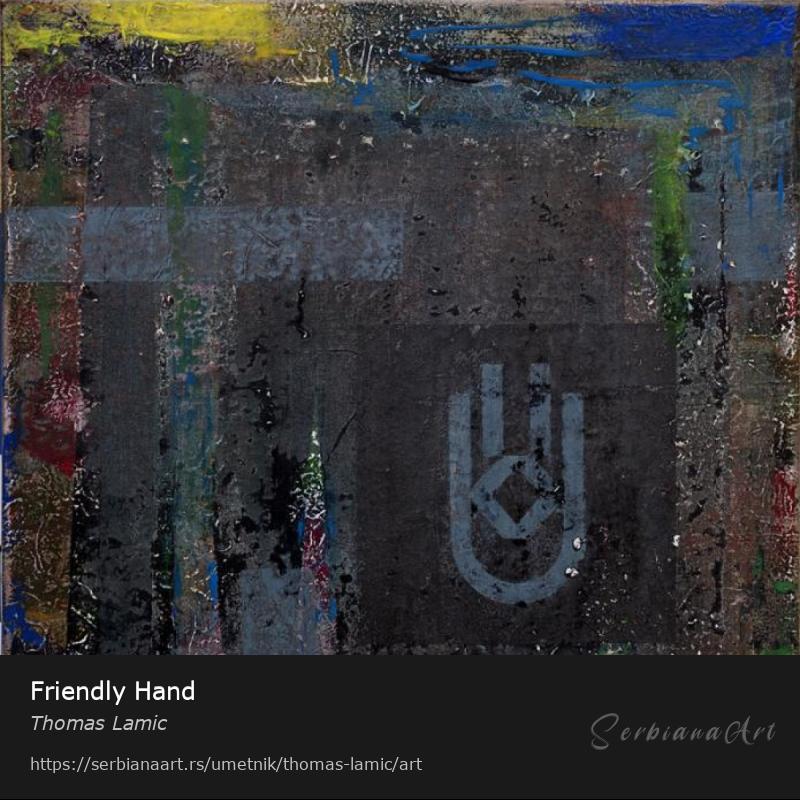 Friendly Hand, Ulje/Platno, Thomas Lamic