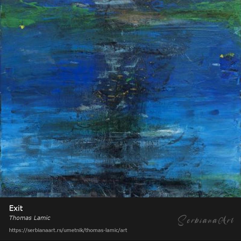 Exit, Akrilik/Platno, Thomas Lamic