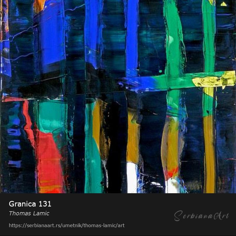 Granica 131, Akrilik/Platno, Thomas Lamic