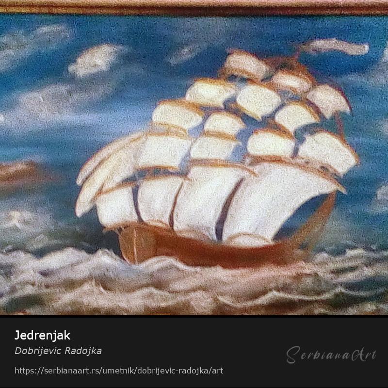 Jedrenjak, Ulje/Platno, Dobrijevic Radojka