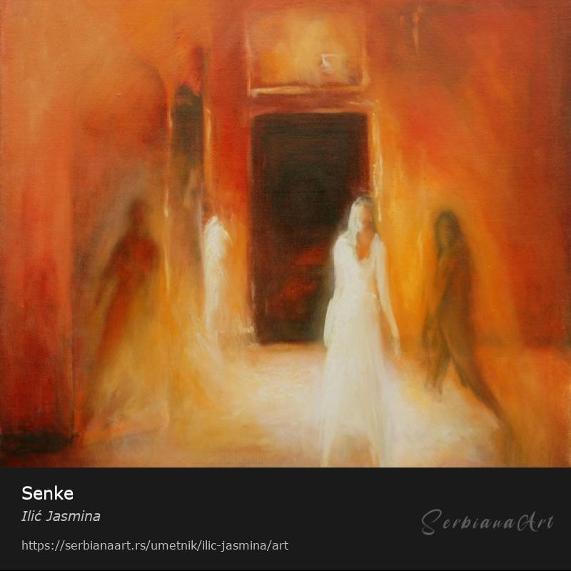 Senke, Ulje/Platno, Ilić Jasmina