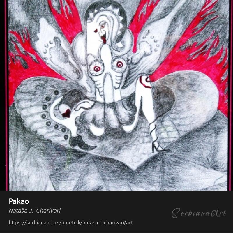 Pakao, Kombinovano/Papir, Nataša J. Charivari