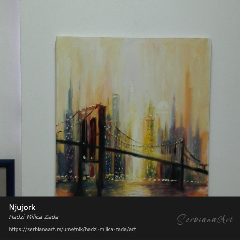 Njujork, Ulje/Platno, Hadzi Milica Zada