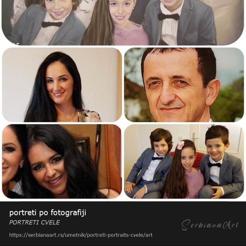 portreti po fotografiji, Pastel/Papir, PORTRETI CVELE