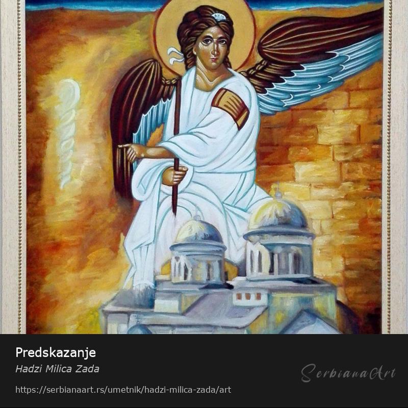 Predskazanje, Kombinovano/Platno, Hadzi Milica Zada