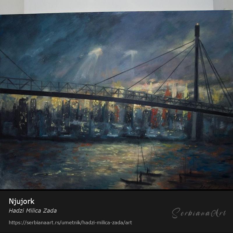 Njujork, Ulje/Platno, Hadzi Milica Zada