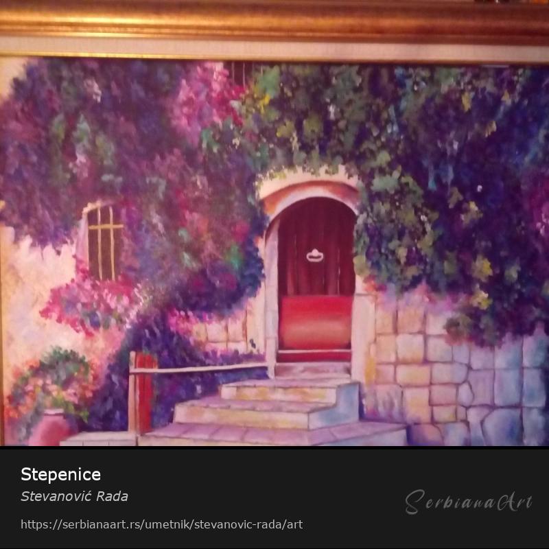 Stepenice, Kreativna rukotvorina/Platno, Stevanović Rada