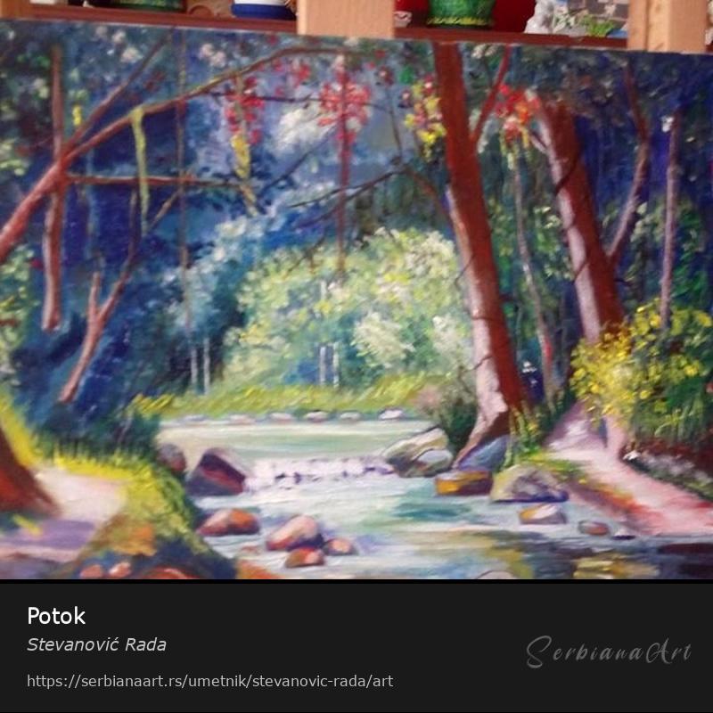 Potok, Kreativna rukotvorina/Platno, Stevanović Rada