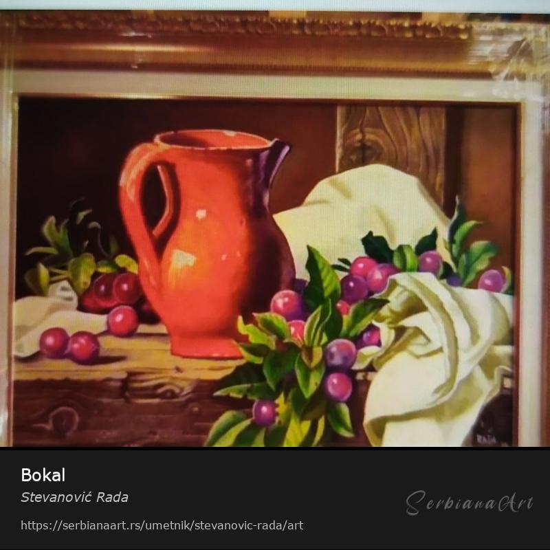 Bokal, Kreativna rukotvorina/Platno, Stevanović Rada