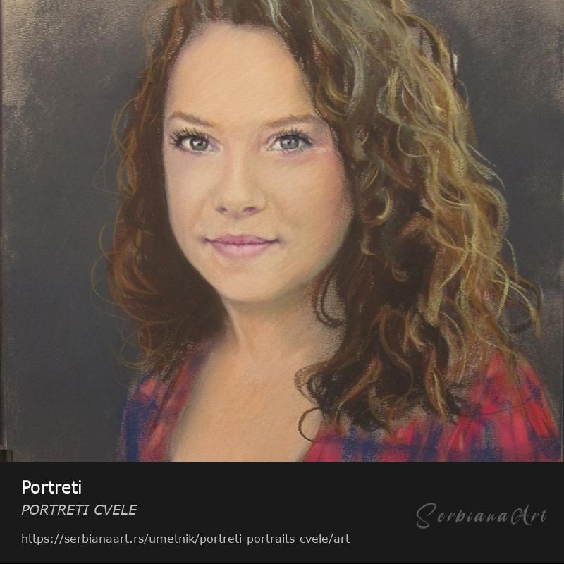 Portreti, Ulje/Papir, PORTRETI CVELE