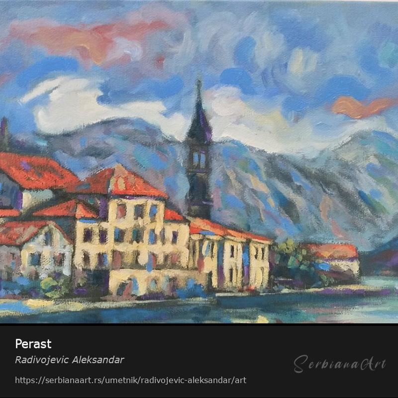 Perast, Ulje/Platno, Radivojevic Aleksandar