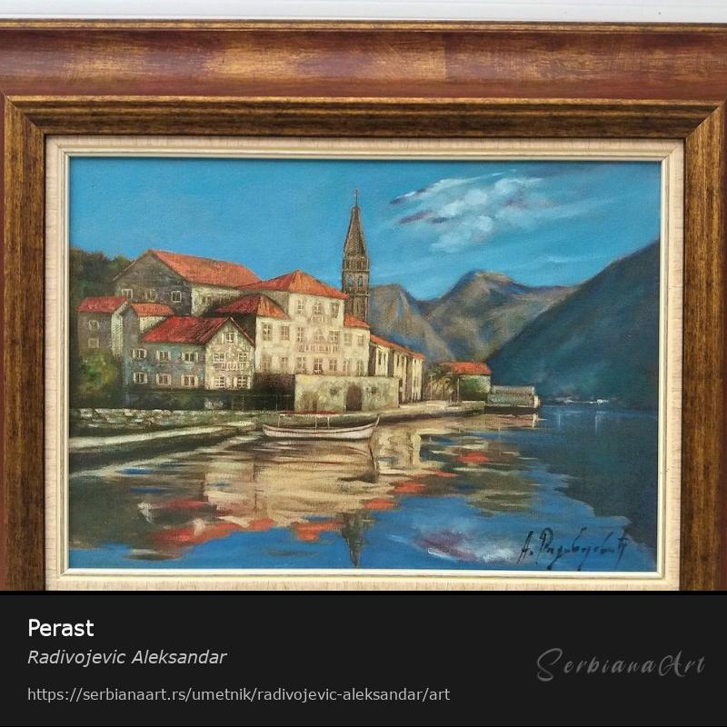 Perast, Ulje/Platno, Radivojevic Aleksandar