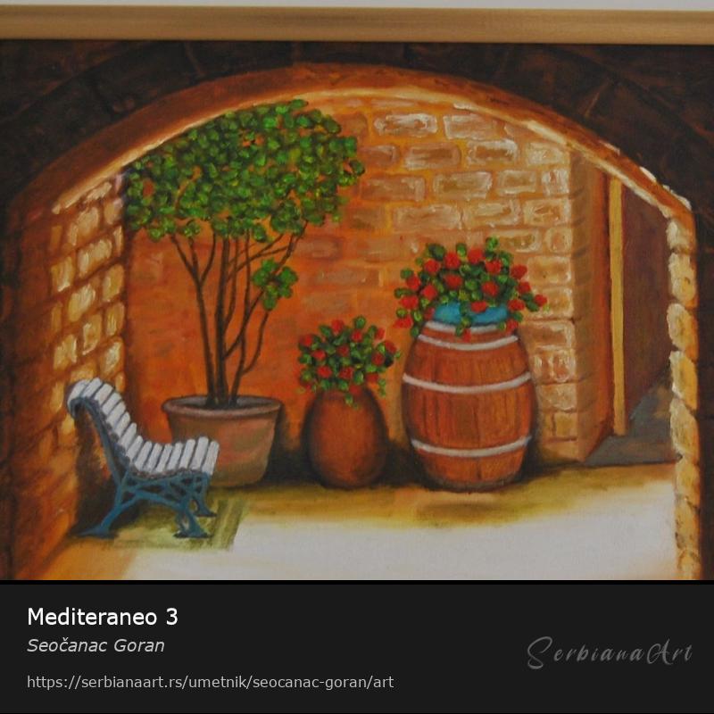 Mediteraneo 3, Ulje/Platno, Seočanac Goran