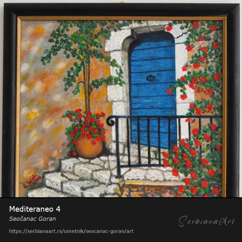 Mediteraneo 4, Ulje/Platno, Seočanac Goran