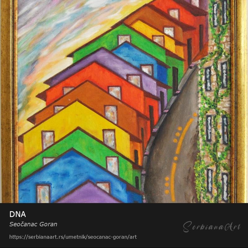DNA, Ulje/Platno, Seočanac Goran