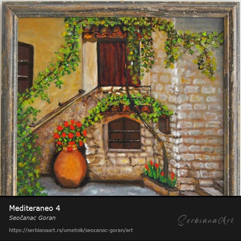 Mediteraneo 4, Ulje/Platno, Seočanac Goran