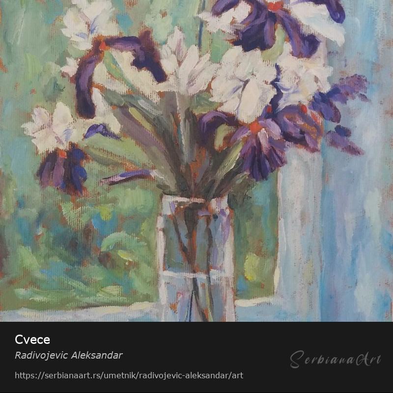 Cvece, Ulje/Platno, Radivojevic Aleksandar