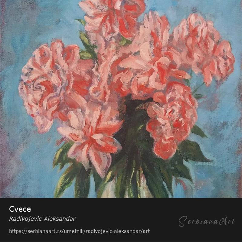 Cvece, Ulje/Platno, Radivojevic Aleksandar