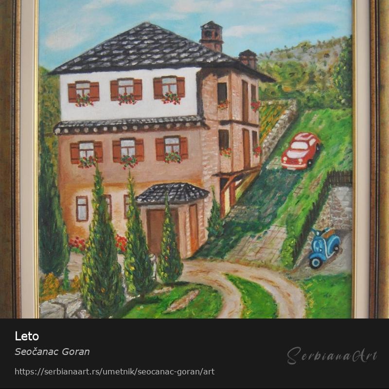 Leto, Ulje/Platno, Seočanac Goran