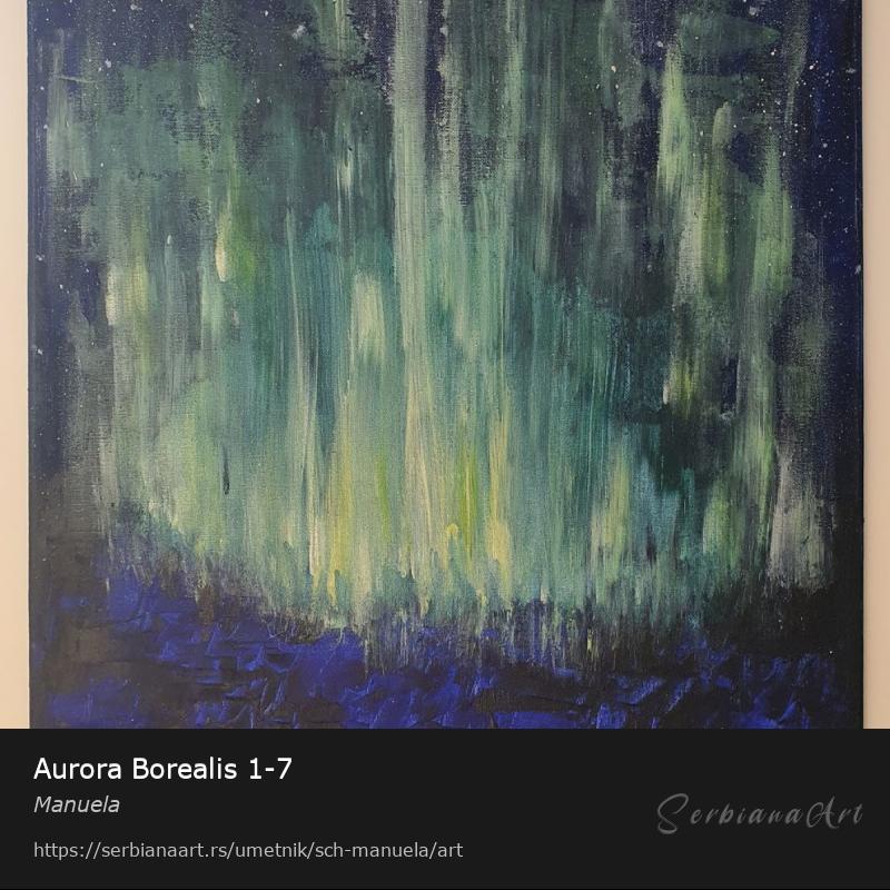 Aurora Borealis 1-7, Akrilik/Platno, Manuela