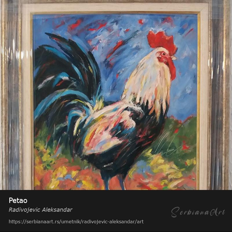 Petao, Ulje/Platno, Radivojevic Aleksandar