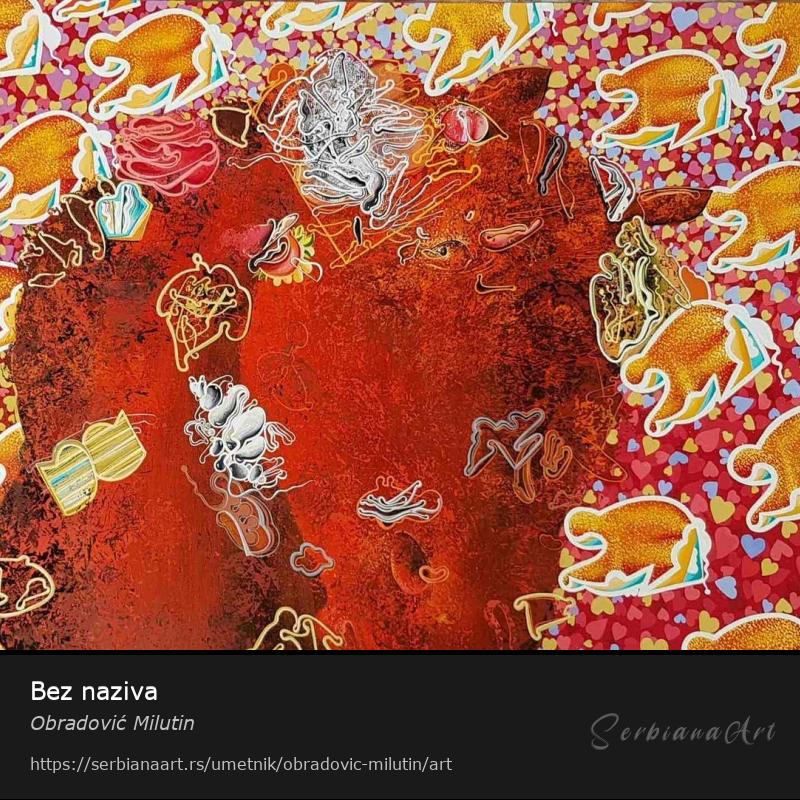 Bez naziva, Ulje/Platno, Obradović Milutin