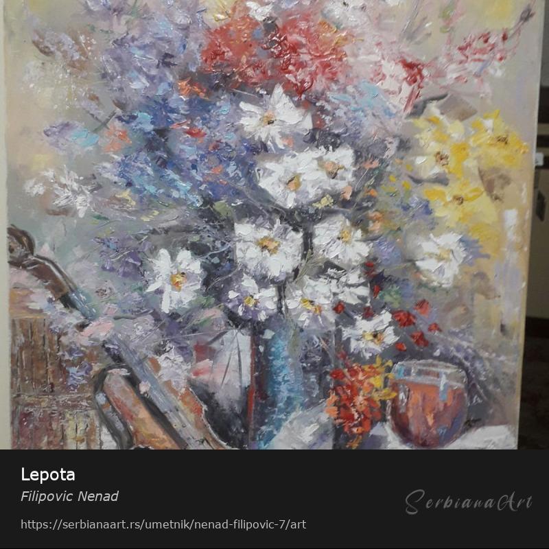 Lepota, Ulje/Platno, Filipovic Nenad