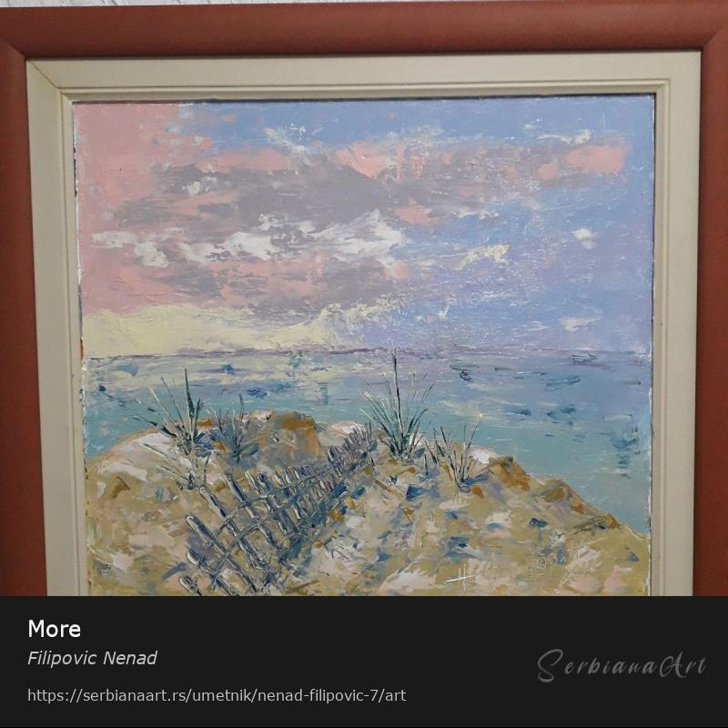 More, Ulje/Platno, Filipovic Nenad