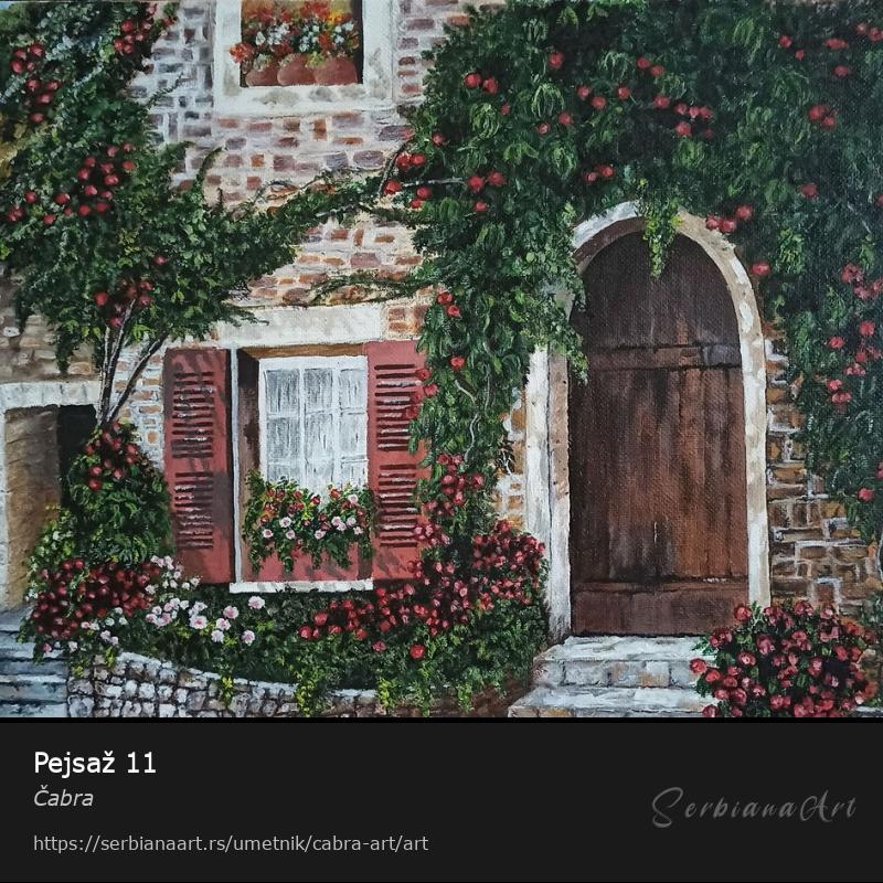 Pejsaž 11, Ulje/Platno, Čabra