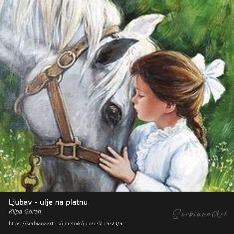 Ljubav - ulje na platnu, Ulje/Platno, Klipa Goran