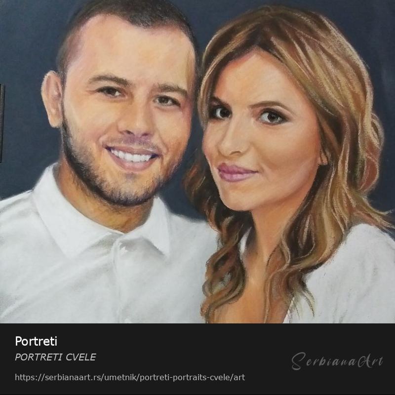 Portreti, Ulje/Platno, PORTRETI CVELE