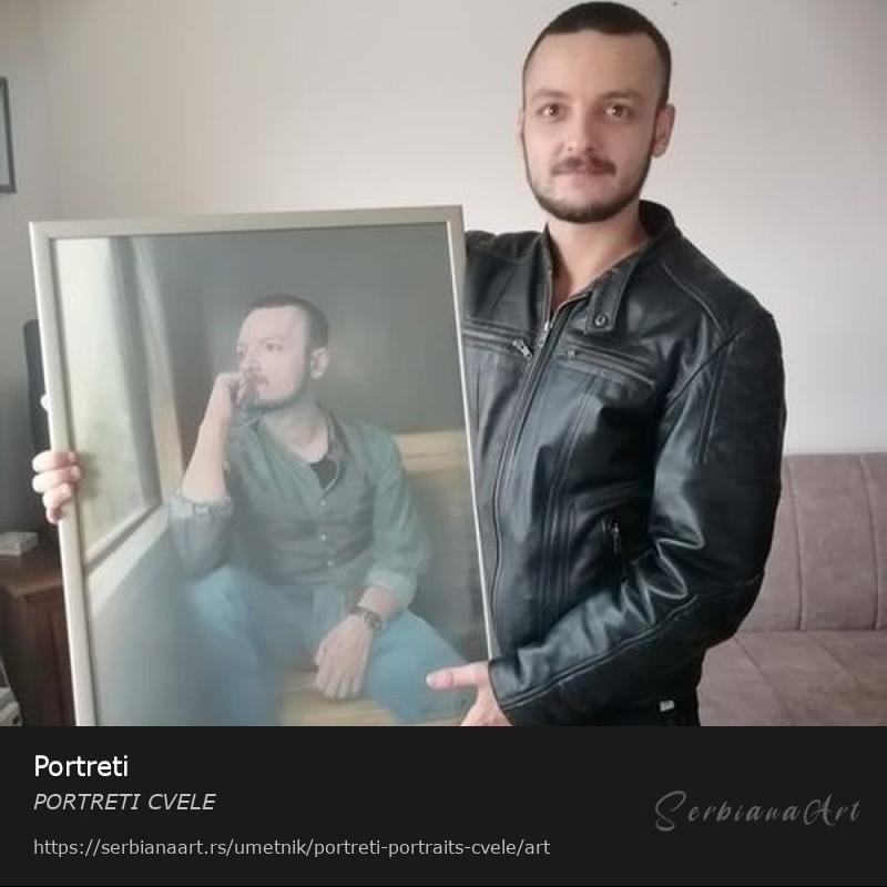 Portreti, Ulje/Platno, PORTRETI CVELE