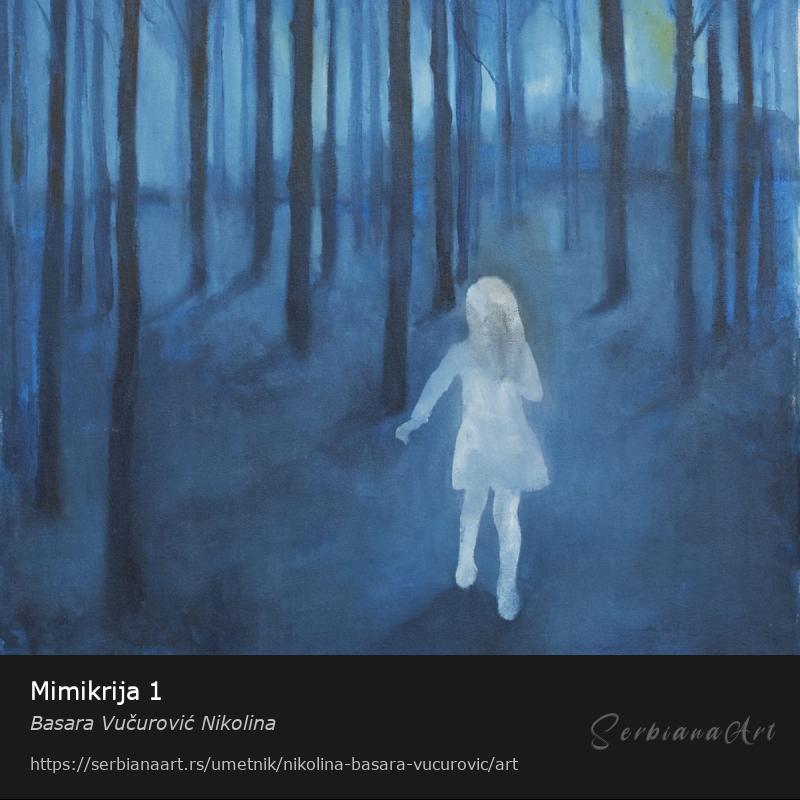 Mimikrija 1, Ulje/Platno, Basara Vučurović Nikolina
