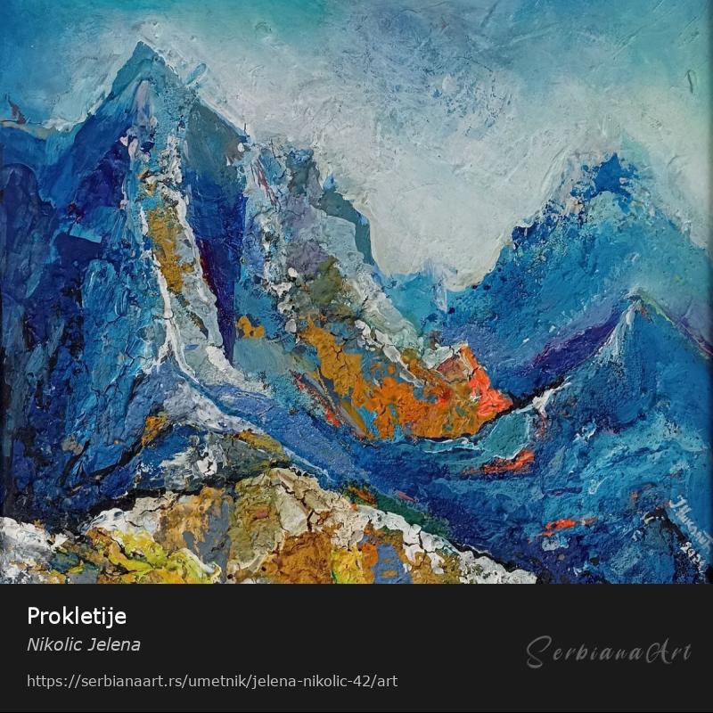 Prokletije, Akrilik/Lesonit, Nikolic Jelena
