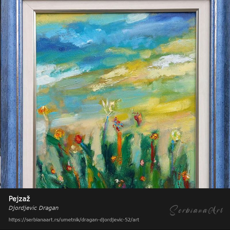Pejzaž, Ulje/Platno, Djordjevic Dragan