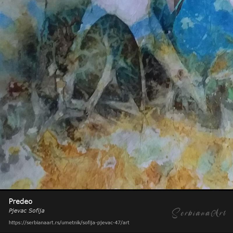Predeo, Ulje/Platno, Pjevac Sofija