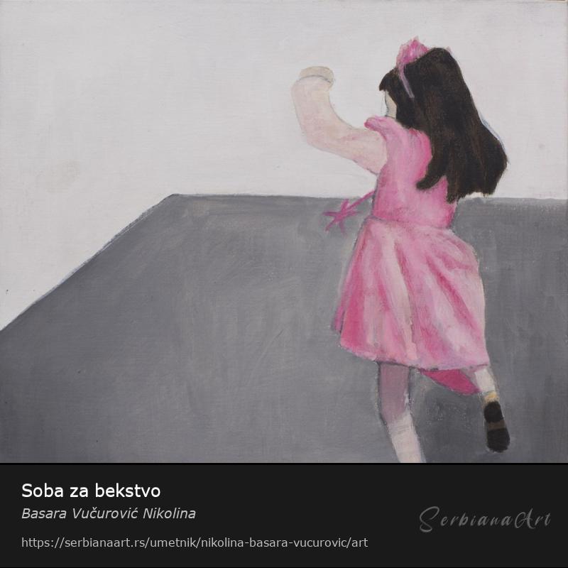 Soba za bekstvo, Akrilik/Kombinovano, Basara Vučurović Nikolina