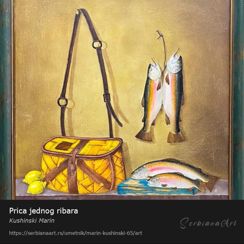 Prica jednog ribara, Ulje/Platno, Kushinski Marin