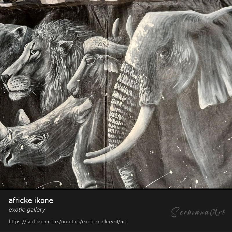 africke ikone, Ulje/Platno, exotic gallery