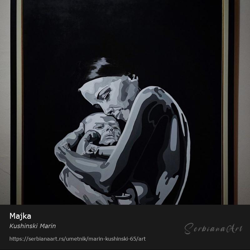 Majka, Ulje/Platno, Kushinski Marin