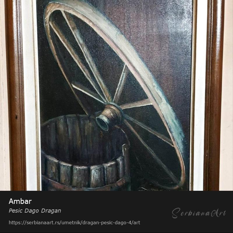Ambar, Ulje/Platno, Pesic Dago Dragan