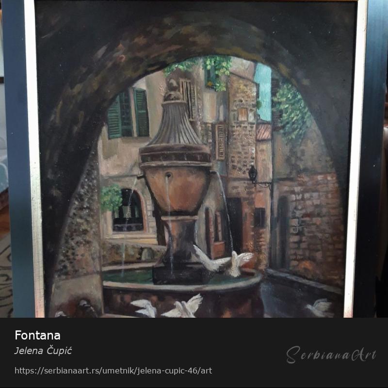 Fontana, Ulje/Lesonit, Jelena Čupić
