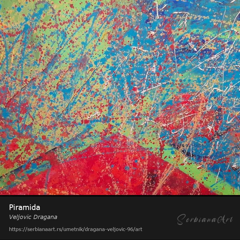 Piramida, Ulje/Platno, Veljovic Dragana
