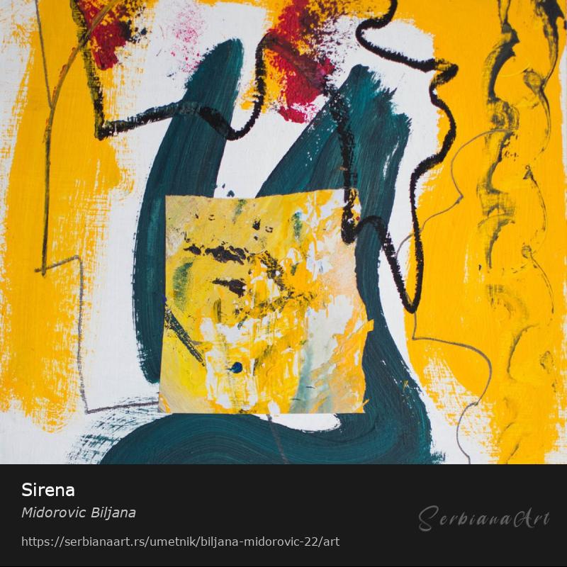 Sirena, Kombinovano/Karton, Midorovic Biljana