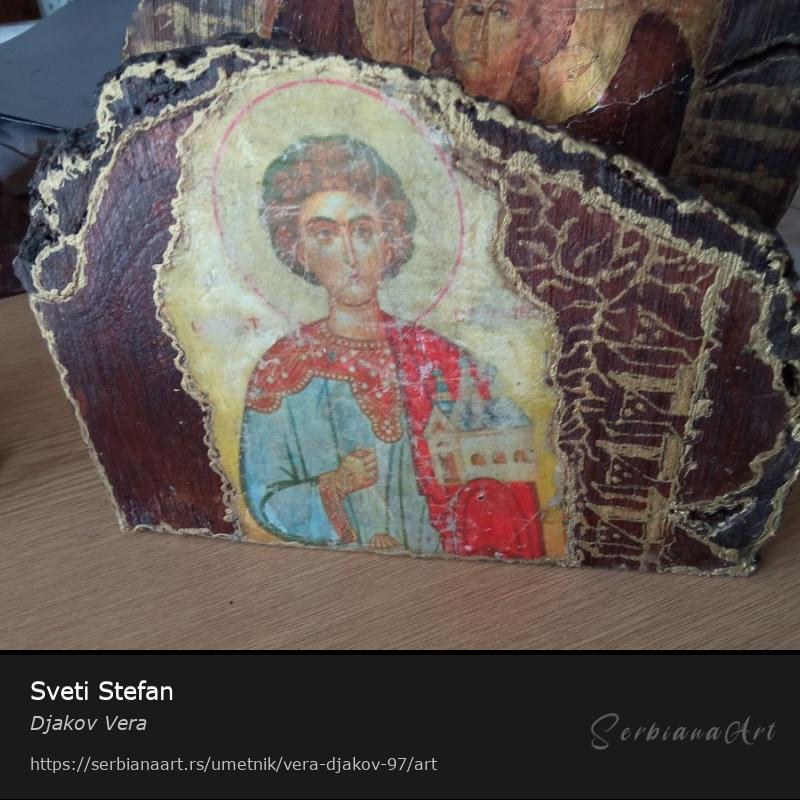 Sveti Stefan, Skulptura/Drvo, Djakov Vera
