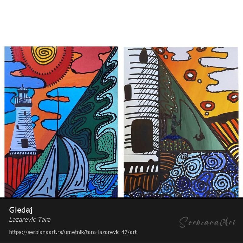 Gledaj, Kombinovano/Papir, Lazarevic Tara