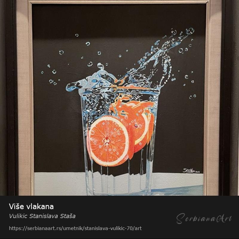 Više vlakana, Akrilik/Platno, Vulikic Stanislava Staša