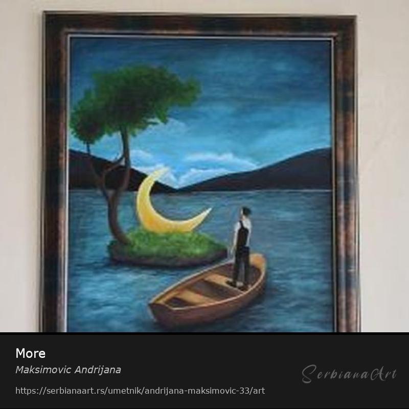 More, Tempera/Platno, Maksimovic Andrijana