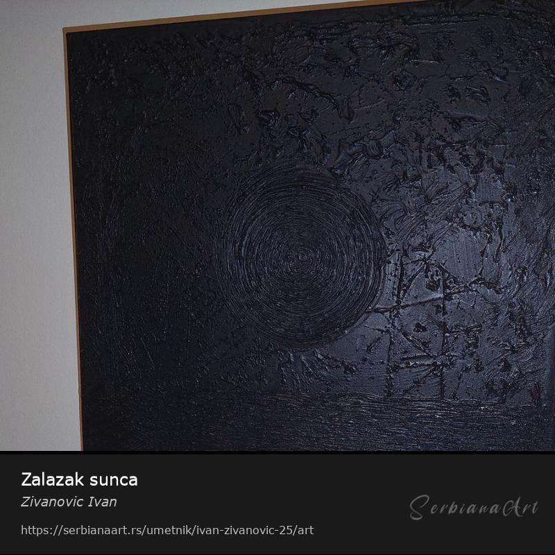 Zalazak sunca, Kreativna rukotvorina/Platno, Zivanovic Ivan