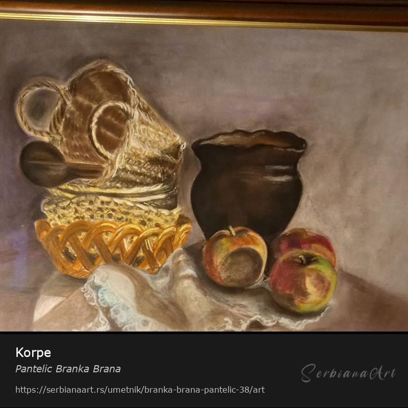 Korpe, Pastel/Platno, Pantelic Branka Brana